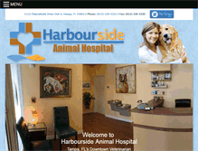 Tablet Screenshot of harboursidevet.com